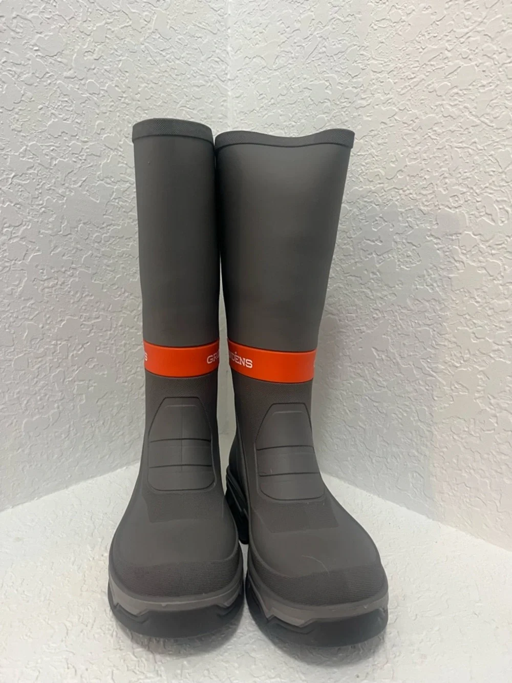 Deck-Boss Steel Grey and Orange Men's 15